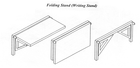 Visual Inspection Tables / Folding Stand (Writing Stand)